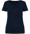NS334 Native Spirit Ladies V Neck T-Shirt Navy colour image